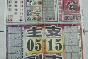 3/29石頭公~六合彩參考