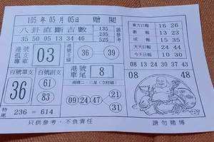 5/5八卦直斷吉數~六合彩參考看