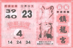 6/11鎮龍宮~六合彩參考看