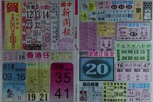 12/6中國新聞報~六合彩參考看