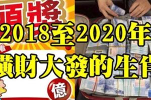 2018至2020年，家有喜事，橫財大發的生肖！