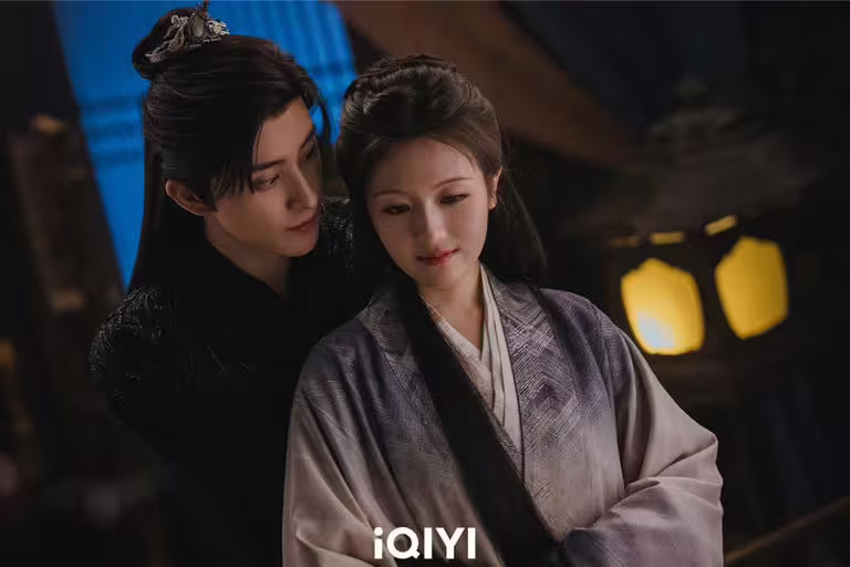 李蘭迪(右)、敖瑞鵬主演《朝雪錄》。(iQIYI愛奇藝國際版提供) 李蘭迪(右)、敖瑞鵬主演《朝雪錄》。(iQIYI愛奇藝國際版提供)
