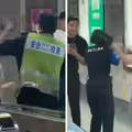 用包包狂毆工作人員　女乘客下場慘了