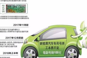 新能源汽車專用「綠牌」將全面推廣