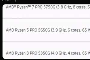 不用買獨顯了！AMD銳龍Pro系列晶片曝光：遊戲性能更強？