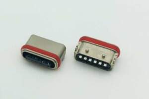 USBTYPE-C6P防水臥式貼片母座