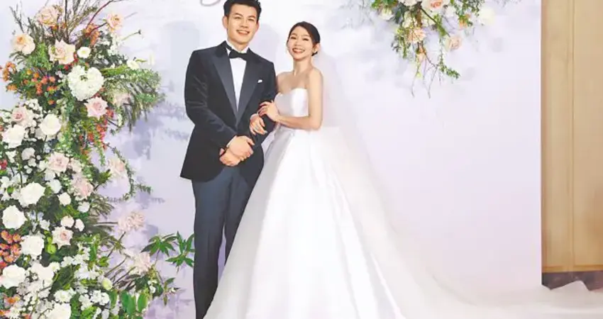 陳志強完婚 曾智希放話當媽
