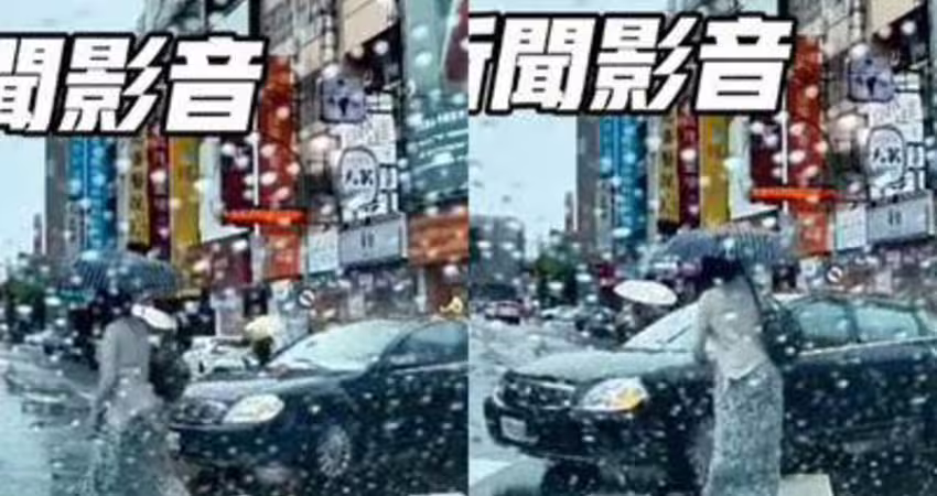 孕婦走斑馬線險遭撞！黑車完全不讓她嚇到往後跳 驚險影片曝
