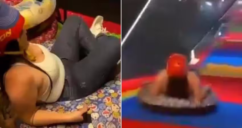 影／女子玩遊樂園巨型滑梯出意外！被甩出重摔身亡