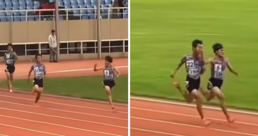 以為冠軍！跑者終點前提早慶祝　慘被超越下場更淒慘