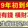 要錢有錢，這些生肖2019年初到年底，橫財不斷，旺足365天！