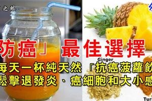 「防癌」最佳選擇！每天一杯純天然「抗癌菠蘿飲」，輕鬆擊退發炎、癌細胞和大小感冒！