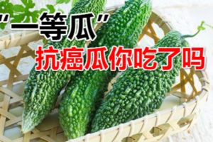 「一等瓜」李時珍稱它為不可多得的抗癌瓜你吃了嗎？