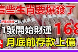 這些生肖要爆發了，21號開始財運一路發，8月底前存款上億