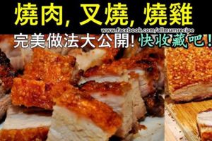 喜歡吃燒臘的你，學會了這個再也不用出去買貴【叉燒肉雞】了！！