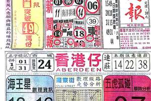 11/5  中國新聞報-六合彩參考