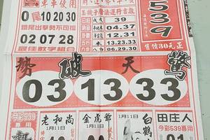 1/11-1/12  福氣539-今彩539參考