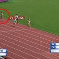 【視頻】法國女選手在1600接力賽上「大落後跑第四」，逼近終點時突然「爆氣開外掛」…結果全場傻眼！