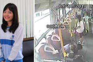 飲料打翻公車...高職妹「秒跪地清理」，感動光電董事長「霸氣寫信」學校：畢業來我公司上班吧！