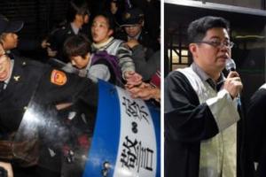 台灣重回威權時代？反對勞基法修惡大遊行失控「律師遭強行帶走」！黃國昌：以為只有國民黨幹得出來